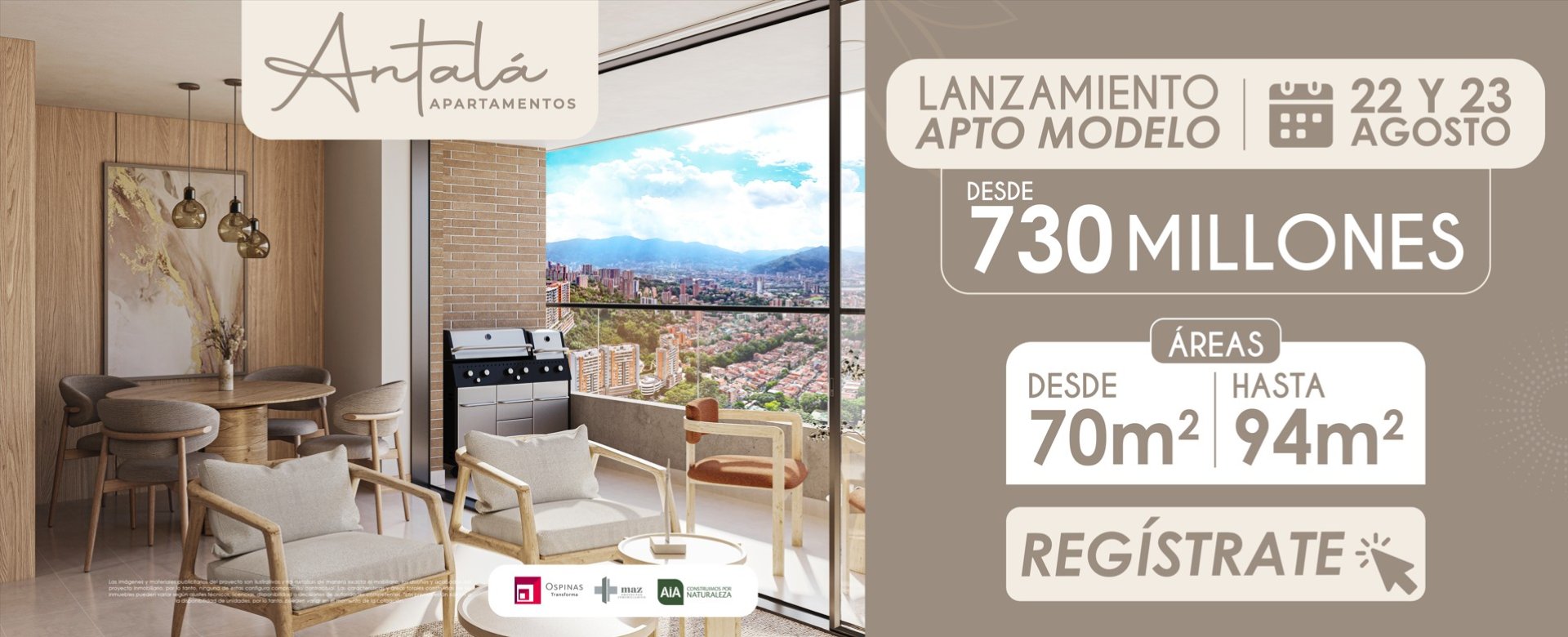 Aptos en Envigado, APARTAMENTOS EN ENVIGADO